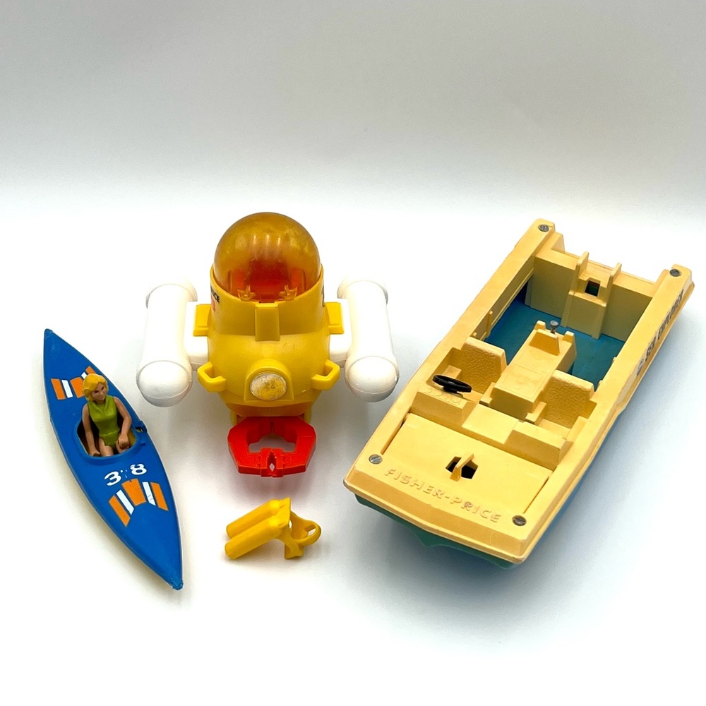 Vintage 1976 Fisher-Price Adventure People Ocean Explorer Set